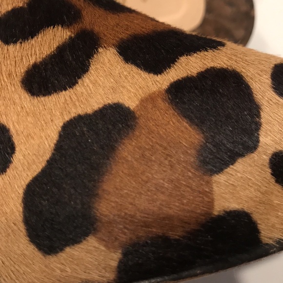 Christian Louboutin leopard fur stiletto heels 38 - Picture 8 of 15